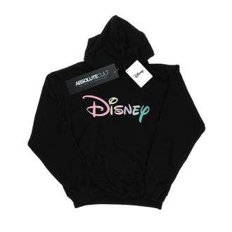 Disney Dames/Dames Pastel Logo Hoodie (Zwart)