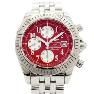 Breitling Pre-owned Polshorloge - Heren - Pre-owned - Rood - Maat: ONE Size