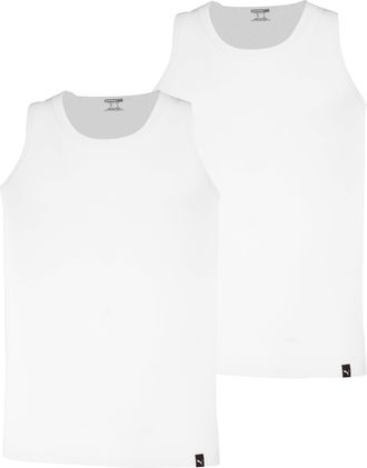 Puma Tanktop PUMA PUMA EVERYDAY TANK TOP, Damen, Gr. XL, wei&szlig;, Single Jersey, Obermaterial: 100% Baumwolle, k&ouml;rpernah h&uuml;ftbedeckend, Rundhals, Tops Tanktop