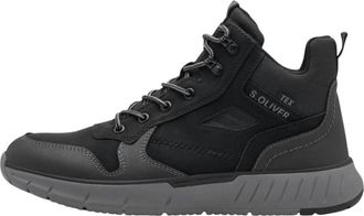 s.Oliver Enkellaarsjes - Heren - Veterlaarzen - Zwart - 45 EU - Schoenen