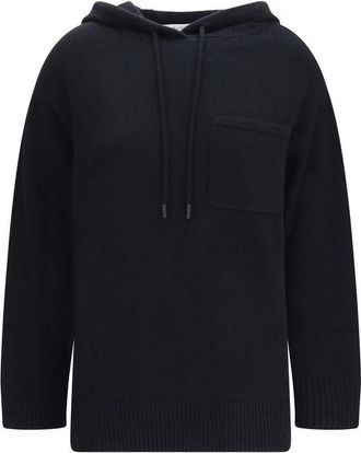 Max Mara Black Wool Womens Hoodie