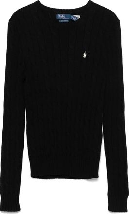 Polo Ralph Lauren Maglione con lavorazione intrecciata - Nero