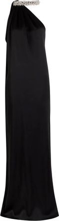 Stella McCartney Asymmetrische avondjurk - Zwart