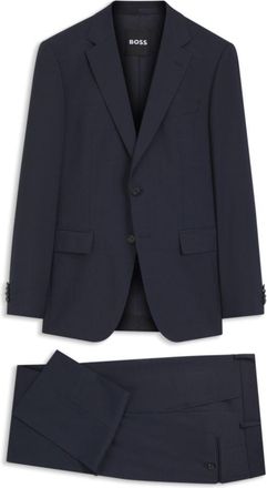 BOSS Two-piece slim-fit suit in virgin wool