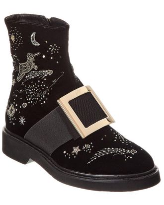 Roger Vivier Velvet Boot