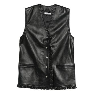 Niccol&ograve; Pasqualetti Leather Waistcoats Marrone-Donna