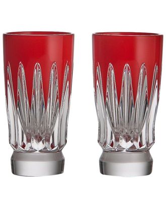 Waterford Set Of 2 New Year Firework Shot Glasses