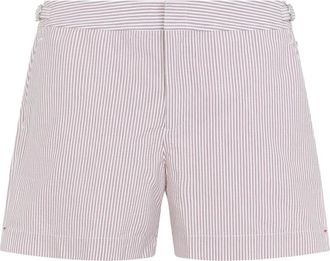 Orlebar Brown Setter Seersucker Zwemshorts - Heren - Strandmode - Veelkleurig - W33 - Leer - Badmode