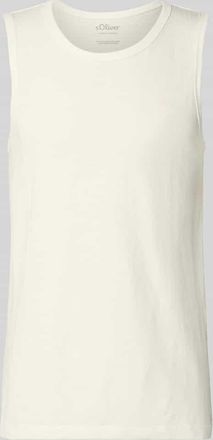 s.Oliver Red Label Regular Fit Tank Top aus reiner Baumwolle in Weiss, Gr&ouml;&szlig;e 3XL
