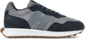 Hogan Blauw en grijs sneaker - Heren - Sneakers - Blauw - 39 EU - Schoenen