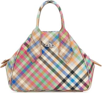 Vivienne Westwood Printed Canvas Small Yasmine Handbag