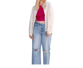 FRNCH Giorgia Jacket In Creme
