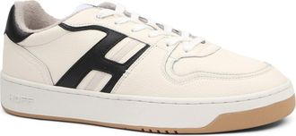 Hoff Grand Central Unisex Leather Casual Fashion Shoes, White Black, 7 UK