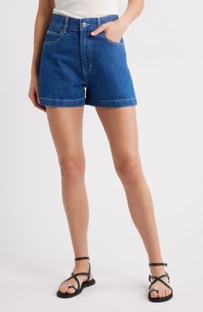 Frame Denim The Charm High Waist Denim Shorts in Graphic at Nordstrom Rack, Size 30