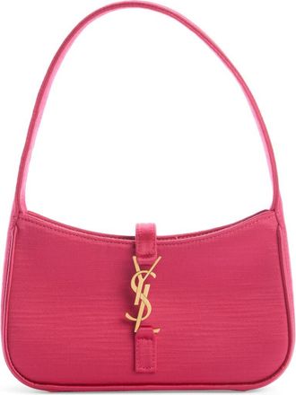 Saint Laurent Mini Le 5 à 7 Sateen Hobo Bag in Guava Pink at Nordstrom