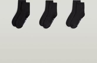 G-Star Anklet Sokken 3 Paar - Zwart - Dames