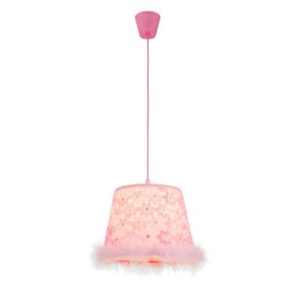 Globo Lighting L&aacute;mpara Colgante - Tarso - Rosa - Pl&aacute;stico - &Oslash; 30cm - E27