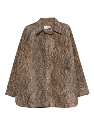 Maison Margiela Camicia a maniche lunghe - Marrone