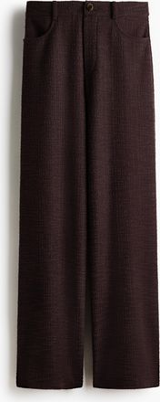 H&M Weite Boucl&eacute;-Hose - Brown
