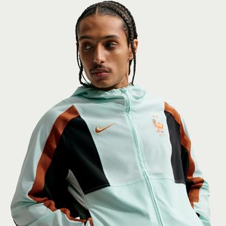 Nike FFF Energy Nike Mens Dri-FIT Soccer Woven Jacket in Green | IH1875-393
