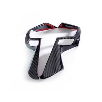 OEM Funda Decorativa De Fibra De Carbono Para Volante De Coche, Accesorio Adhesivo Para Toyota Alphard Vellfire 30 (2015-2019)