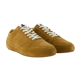 Isabel Marant Mens Sennyh Low Sneaker Brown Calfskin