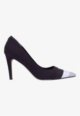 J. Rene&eacute; Womens Garbina Slip On Pumps In Black Satin