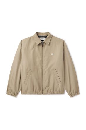 Celine Logo-Embroidered Wool and Cotton-Blend Gabardine Blouson Jacket