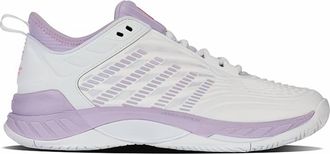 K-Swiss Womens Hypercourt Supreme 2 Tennis Shoe In White/orchid Petal/neon Blaze