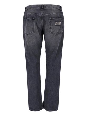 Dolce & Gabbana Mens Trousers Black Cotton