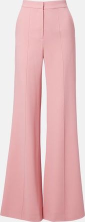 Elie Saab Pantalones anchos de crep&eacute; cady de tiro alto
