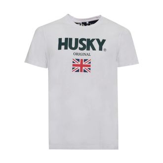 Husky Hombre, Camisetas, Gris, Talla: M