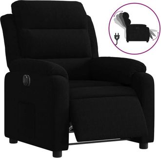 vidaXL Vidaxl - Sillón reclinable eléctrico de terciopelo negro