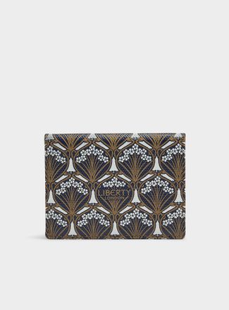 Liberty Womens Iphis bi-fold card case Made with Liberty Fabric