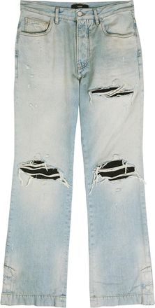 Amiri MX1 Ripped Straight-leg Jeans - Indigo - 36 (W36 / XL)