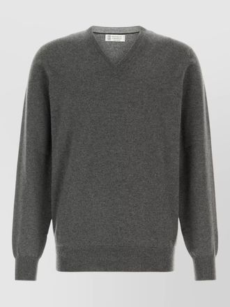 Brunello Cucinelli cashmere v-neck regular-fit sweater