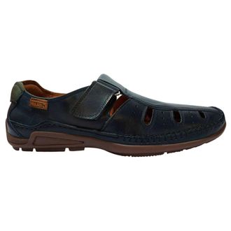 Pikolinos Azores Leather Mens Comfort Sandals - Blue - Size:UK 10.5-11