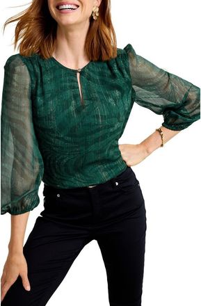 Tommy Bahama Bayside Zebra Top in Briny Deep at Nordstrom, Size X-Small