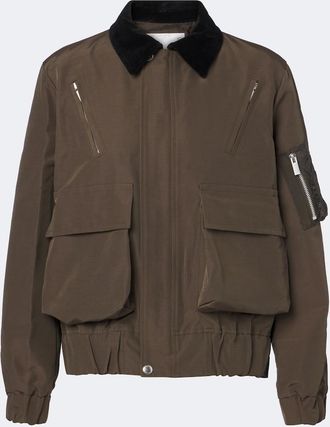 sacai Cotton-blend blouson jacket