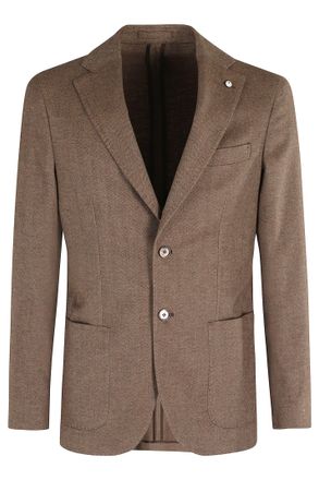 Luigi Bianchi Mantova Giacca Cotone Mano Cashmere