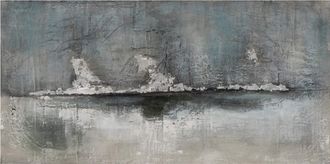 Schubiger M&ouml;bel Bild Vulkanexplosion in Silber 3