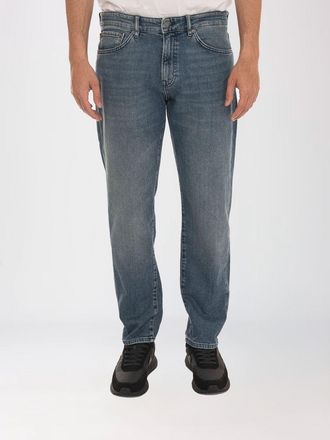 HUGO BOSS Jeans straight fit in denim di cotone a vita media