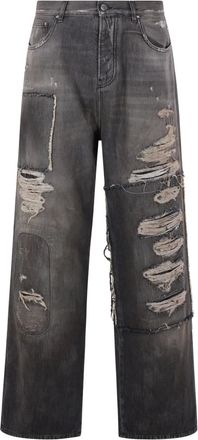 Amiri Jeans con effetto vissuto - Grigio