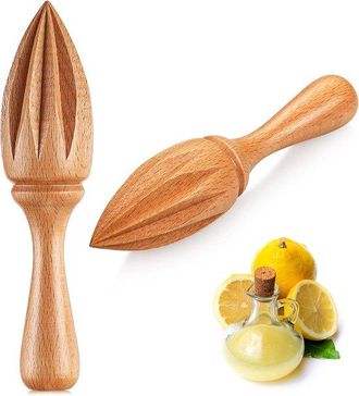 OEM El Exprimidor De C&iacute;tricos/limones De Madera De Haya, Es F&aacute;cil De Agarrar Y Permite Exprimir Manualmente El Zumo De Naranjas, Limas Y Limones