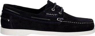 GANT Yardport Loafers - Heren - Bootschoenen - Blauw - 44 EU - Leer - Schoenen