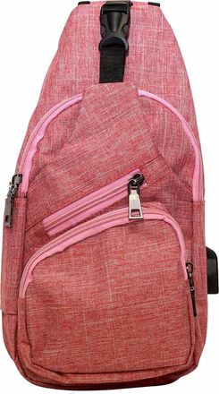 Calla Unisex Nupouch Anti-Theft Daypack In Rose