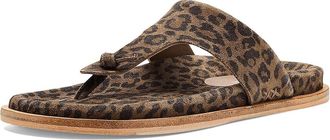 Free People Mika Footbed Sandal Womens Wedge Shoes Chestnut Leopard Suede : EU 37.5 (US Womens 7.5) M