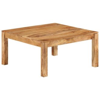 vidaXL Vidaxl - Mesa De Centro De Madera Maciza De Acacia 80x80x40 Cm