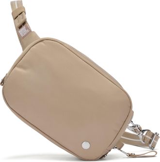 Pacsafe W Micro Sling, Taupe, One Size, Pacsafe W Micro Sling