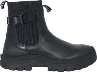 Barbour Klara Chelsea Boots - Dames - Chelseaboots - Zwart - 41 EU - Katoen - Schoenen